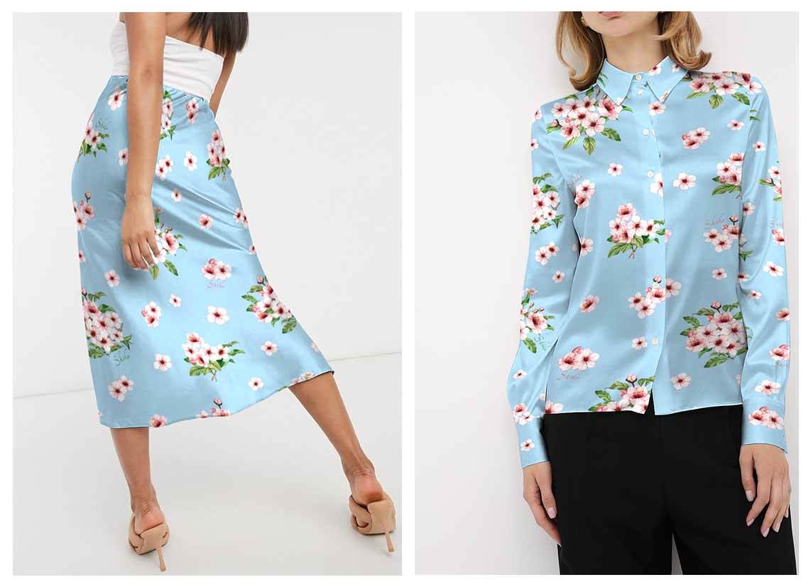 Ткань Шёлк  22644 3